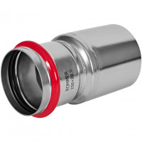 Муфта переходная ВПр-НПр 108х88,9 из стали нержавеющей, прессовой ROMMER RSS-1020-010888