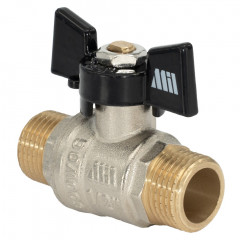 Кран шаровой НН 1/2", бабочка Millennium