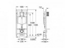Инсталляция Grohe 38811KF0 + унитаз Grossman GR-4455SQ безободковый торнадо с сиденьем
