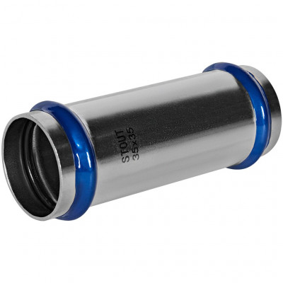 Муфта надвижная STOUT ВПр, 35 мм, из нержавеющей стали, SSS-2019-000035