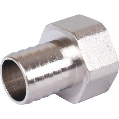Штуцер STOUT ВР 1"×25 мм, никелированный, SFT-0066-000125