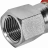 Переходник ВПр-ВР 22х1/2" из стали нержавеющей, прессовой ROMMER