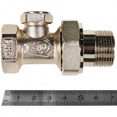 Клапан запорно-балансировочный прямой 3/4" ROMMER