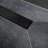 Душевой лоток Frameless Matte Black 950 черный матовый под плитку, без рамки BETTOSERB