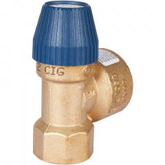 Клапан предохранительный для систем водоснабжения 10 бар 3/4"x1" (477.299) STOUT