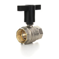 Кран шаровой ELSEN 1" ВВ, высокая ручка из пластмассы, EV10.6200