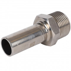 Вставка переходная ROMMER НПр-НР 18 мм x 3/4" из нержавеющей стали, RSS-0024-001834