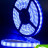 Лента светодиодная стандарт 5050, 60 LED/м, 14,4 Вт/м, 12В , IP68, Цвет: Синий