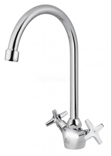 Смеситель для кухни Crystal Chrome KAISER 28133
