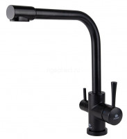 Смеситель для кухни Merkur Black Marble с подачей фильтрованной воды KAISER 26044-2