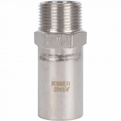 Вставка переходная ROMMER НПр-НР 28 мм x 3/4" из нержавеющей стали, RSS-1024-002834