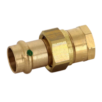 Муфта пресс-В 18х1/2" с разъемным соединением Sanpress SC-Contur Viega 283384