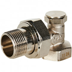 Клапан запорно-балансировочный угловой 3/4" ROMMER