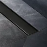 Душевой лоток Compact Line Matte Black 550 черный матовый под плитку BETTOSERB