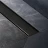 Душевой лоток Compact Line Matte Black 550 черный матовый под плитку BETTOSERB