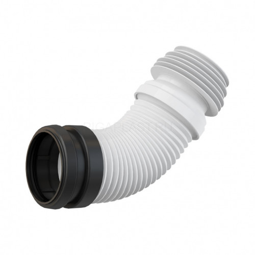 Труба фановая L230-450 мм DN90/110-120 для выпуска унитаза Alcaplast