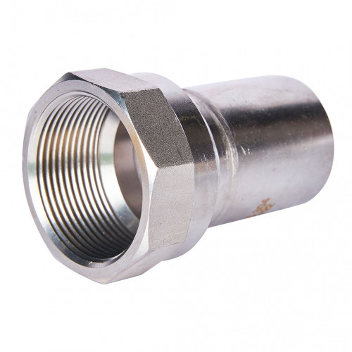 Вставка переходная ROMMER НПр-ВР 42 мм x 1 1/2" из нержавеющей стали, RSS-0023-042112
