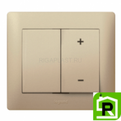 Диммер кнопочный 60-600Вт Legrand Galea Life - титан