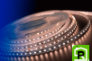 Лента светодиодная LUX, 3528, 120 LED/м, 9,6 Вт/м, 12В, IP33, Теплый белый (2700K)