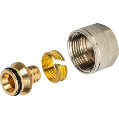 Фитинг компрессионный для труб PE-х 16х2,2х3/4" STOUT SFC-0020-001622