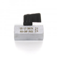 Кран шаровой ELSEN МИНИ 1/8" ВВ, ручка флажок, EV92.1818