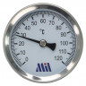 Термометр аксиальный 63 мм-50 мм 1/2", 0-120°С Millennium