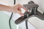 Смеситель для ванны GANZER GZ02131-Q, графит