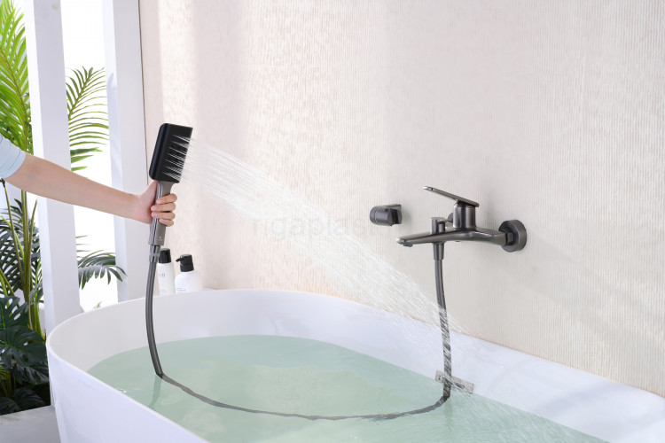 Смеситель для ванны GANZER GZ02131-Q, графит