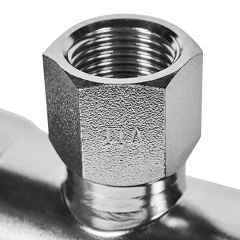 Тройник-переходник ROMMER ВР 42 мм x 1/2" из нержавеющей стали, RSS-0015-004212