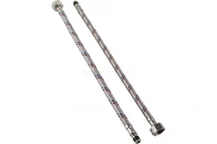 Подводка гибкая для смесителя М10 х 1/2" 80 см (пара) Millennium