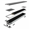 Конвектор внутрипольный ASKON КВП 80×170×3900 мм, без вентилятора