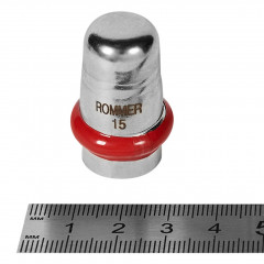 Заглушка ROMMER ВПр 15 мм из нержавеющей стали, RSS-1025-000015