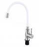 Смеситель для кухни HANSEN HN59032-GF, с гибким изливом, из нержавеющей стали, сатин