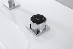 Смеситель для раковины GANZER GZ01112, на 2 отверстия, хром