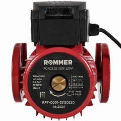Насос циркуляционный ROMMER FORCE фланцевый, 32-120F 220 V, RPF-0001-32120220