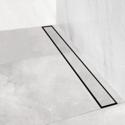 Душевой лоток Frameless Matte White 550 белый матовый под плитку, без рамки BETTOSERB
