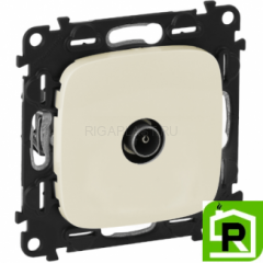 Розетка TV Legrand Valena Allure звезда 753051+754766 Слоновая кость