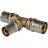 Тройник переходной 20х16х20 для металлопластиковых труб, прессовой STOUT SFP-0005-201620