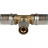 Тройник переходной 20х16х20 для металлопластиковых труб, прессовой STOUT SFP-0005-201620