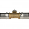 Тройник переходной 20х16х20 для металлопластиковых труб, прессовой STOUT SFP-0005-201620