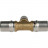 Тройник переходной 20х16х20 для металлопластиковых труб, прессовой STOUT SFP-0005-201620