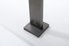 Смеситель для раковины GANZER GZ01112-Q, на 2 отверстия, графит