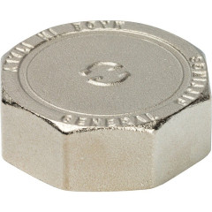 Заглушка STOUT ВР 1 1/2", никелированная, SFT-0027-000112
