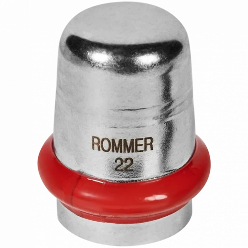 Заглушка ВПр 22 из стали нержавеющей, прессовой ROMMER