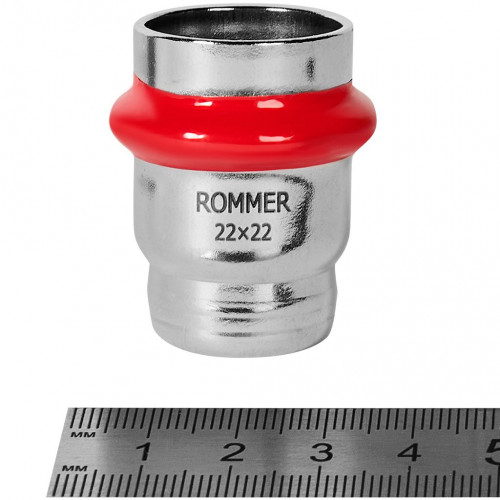 Заглушка ROMMER ВПр 22 мм из нержавеющей стали, RSS-1025-000022