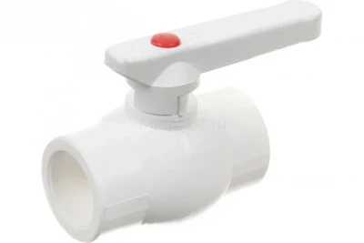 Кран шаровой полипропиленовый 110 с латунным шаром Millennium 3M42-vlc-110001