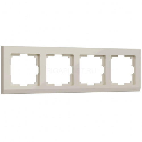 Рамка на 4 поста Werkel Stark (слоновая кость) W0041803