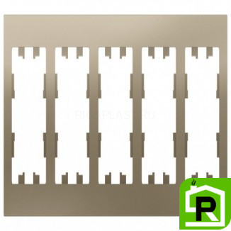 Рамка 5-ая (пятерная), Шампань, серия Atlas Design, Schneider Electric