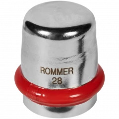 Заглушка ROMMER 28 мм из нержавеющей стали, RSS-0025-000028