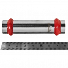 Муфта надвижная ROMMER 15 мм из нержавеющей стали, RSS-0019-000015